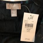 J.Jill Wearever Collection Stretch Cardigan Jacket Black Blue 3/4 Sleeve XSP Photo 3