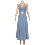 Bec & Bridge Calypso Halter Maxi Dress, Meridian Blue, 6 (US) Photo 4