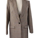 J.Crew Alfie Check Blazer BA482 Tollegno 1900 Italian Stretch Wool Navy & Tan Photo 1