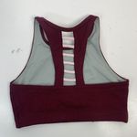 Zella Z By  Size M 8 10 Sports Bra Burgundy Pink Latter Back Lite Longline Lined Photo 8