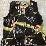 Tommy Bahama Silk Sleeveless Women’s Hawaiian Top Medium Photo 0