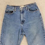 Gap Vintage  Jeans Womens 14 Blue Denim High Rise Classic Fit Ankle Distressed Photo 5
