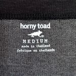 Horny Toad Cap Sleeve Shift Dress Flexcel Size Medium M Dark Gray/Black V-neck Photo 5