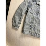 Wild Fable Womens Denim Jacket Light Wash Acid Wash Button Front Size L Photo 6