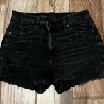 American Eagle Mom Shorts Black Size 2 Photo 0