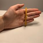 Handmade Orange Glass Bead Bracelet Photo 4