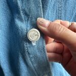 Vintage 90’s no excuses Daisy print denim sun dress Blue Size M Photo 4