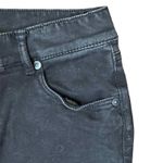 Loft  Ann Taylor Denim Curvy Bootcut Jeans Black Women‎ Size 4 Mid-Rise Stretch Photo 5