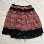 axes femme Pink and black butterfly mini skirt with a touch of fairy charm Size M Photo 3