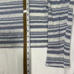 Bella Dahl  Linen Blend Light Weight Striped Long‎ Sleeve Front Tie Womens Med Photo 6