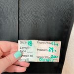 Lafayette 148 New York reptile snake print jacquard straight leg black pants 18 Photo 12