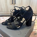 Vince Camuto Wendell Black Lace-Up Women's Shoes Photo 2