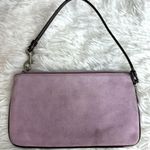 Coach y2K Suede Purple Wristlet Photo 1