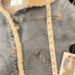Celebrity Pink NWT XSMALL Blue Denim jean jacket coat Photo 7