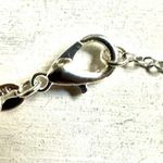 Black silver tone rhinestone pendant necklace Photo 7