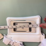No Boundaries  White waist belt bag purse water resistant cellphone holder Photo 4