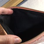 New Holiday Sparkly Cluth/Crossbody Bag Light Pink/Gold Size 5”x9” Pink Photo 4