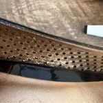 Arturo Chiang  Black White Leather High Heels Shoes Women’s Size 8.5 Open Toe Photo 8