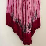 Ingear Vintage tie dye dress beach cover up one size pink Black Photo 1