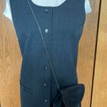 Talbots Charcoal Gray Button Up Jumper Size 10 Photo 1