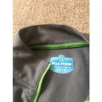 PGA Tour  Golf Polo Shirt Green Gray Active Women's Juniors Size Large Photo 5