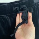 Lou & grey black plush velour patch pocket lounge pants size XS Photo 6
