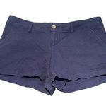 Lilly Pulitzer Callahan Navy Blue Jacquard Short Size 14 Photo 0