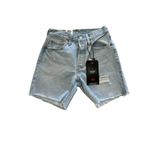 Levi's 501 Light Wash Mid Thigh shorts Size 24 NEW Photo 2