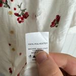 Kindred  White Floral Embroidered Semi Sheer Button Down P33 Photo 4