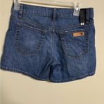 joe's jeans Joes Jean Shorts Size 25 Reverse Hem Casual Patchwork Dark Wash Stretch Denim Photo 2