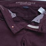 American Eagle  Jegging Jeans Purple Brown Sateen Super Stretch Low Rise Size 2 Photo 9