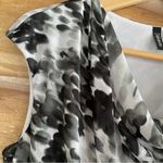 Relativity mock wrap abstract print drape neck petite sleeveless blouse size PXL Photo 5