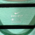 Nike women dri fit tank top sleeveless shirt XS workout athletic Green Yoga Photo 3