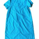 VTG KMart Nightgown Patio Dress Duster Larg Muumuu Blue Floral House Dr… Size undefined Photo 8