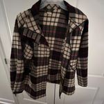 Orvis Vintage  Plaid Wool Unlined Car Coat Made in USA Photo 6