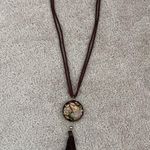 Vintage Chinese traditional craft enamel and filigree necklace Photo 2