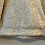 PINK - Victoria's Secret  Sherpa Fleece Hoodie Cream Size S Pockets Photo 6