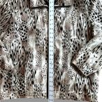 Vtg 90s 80s Vital Zone 100% SILK Hip Hop Bomber all over jacket M Animal Print Black Size M Photo 5