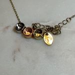 Charming Charlie  | NWT Tri-Tone Pave Charm Necklace Photo 2