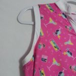 Coral Bay  Pink Martini Novelty Sleeveless Golf Top Athletic Size Small Photo 2