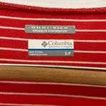 Columbia Omni-Wick PFG Striped Short Sleeve Top. Size Small. Photo 2