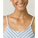 prAna New Womens NWT  S Blue White Seacoast Dress Organic Tank Rope Straps Photo 9