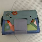 NWOT Min & Mon Cael Reversible Vista Blue Bag Photo 2