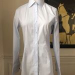 NWOT Emily Meyer Bespoke Button Up Dress Shirt XS White Photo 0