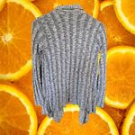 Say What? Say What White and Black Knit‎ Open Front Sweater Size XS Photo 4