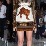 Versace NWOT  Velvet Leopard Dress Photo 4