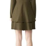 Hutch Dress Women 4 Olive Green Long Sleeve Tiered Skirt Mini Dress Party Career Photo 1