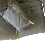 ZARA Woman Black Coat Collared Long Sleeve Full Zip Parka Down Winter Jacket L Photo 6