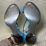 CARLOS BY CARLOS SANTANA Blue Tie Dye 80s Bow Stiletto Heels Women's Size 10M Photo 4