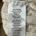 T Tahari  Cream Cable Knit Turtleneck Sweater Photo 4